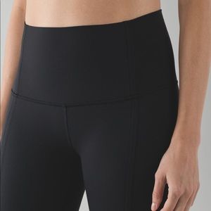 Lululemon Wunder Under High Rise Crop Black 10